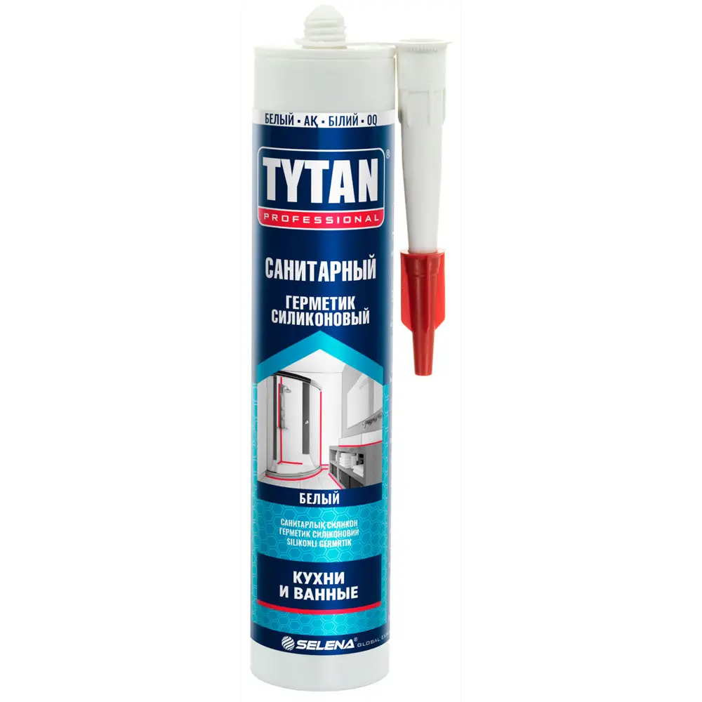 Силиконовый герметик Tytan для сантехники - надежная защита от влаги и микроорганизмов 83612697 STLM-0042695