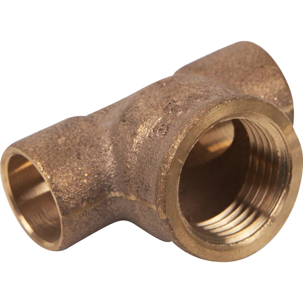 Тройник Viega 15х1/2"х15 мм внутренняя резьба, медь 102401 STLM-2179656