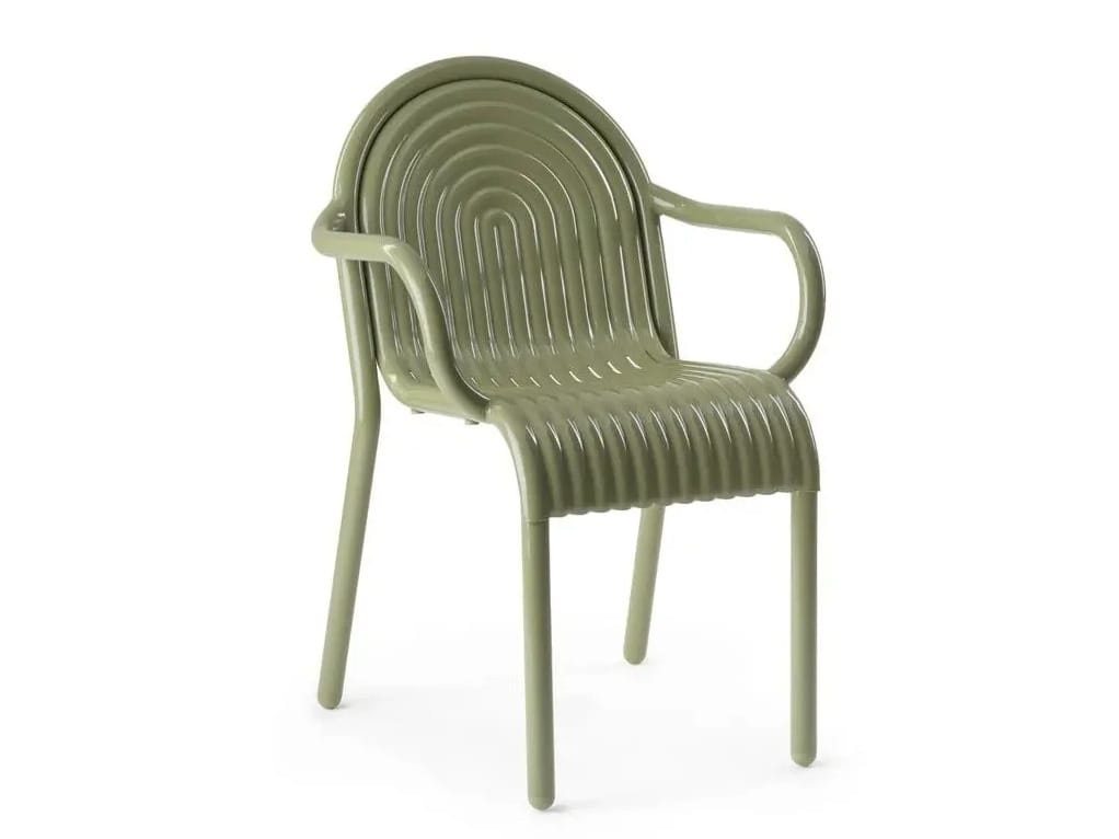 Алюминиевый садовый стул Tom Dixon Groove ARCH-00078323