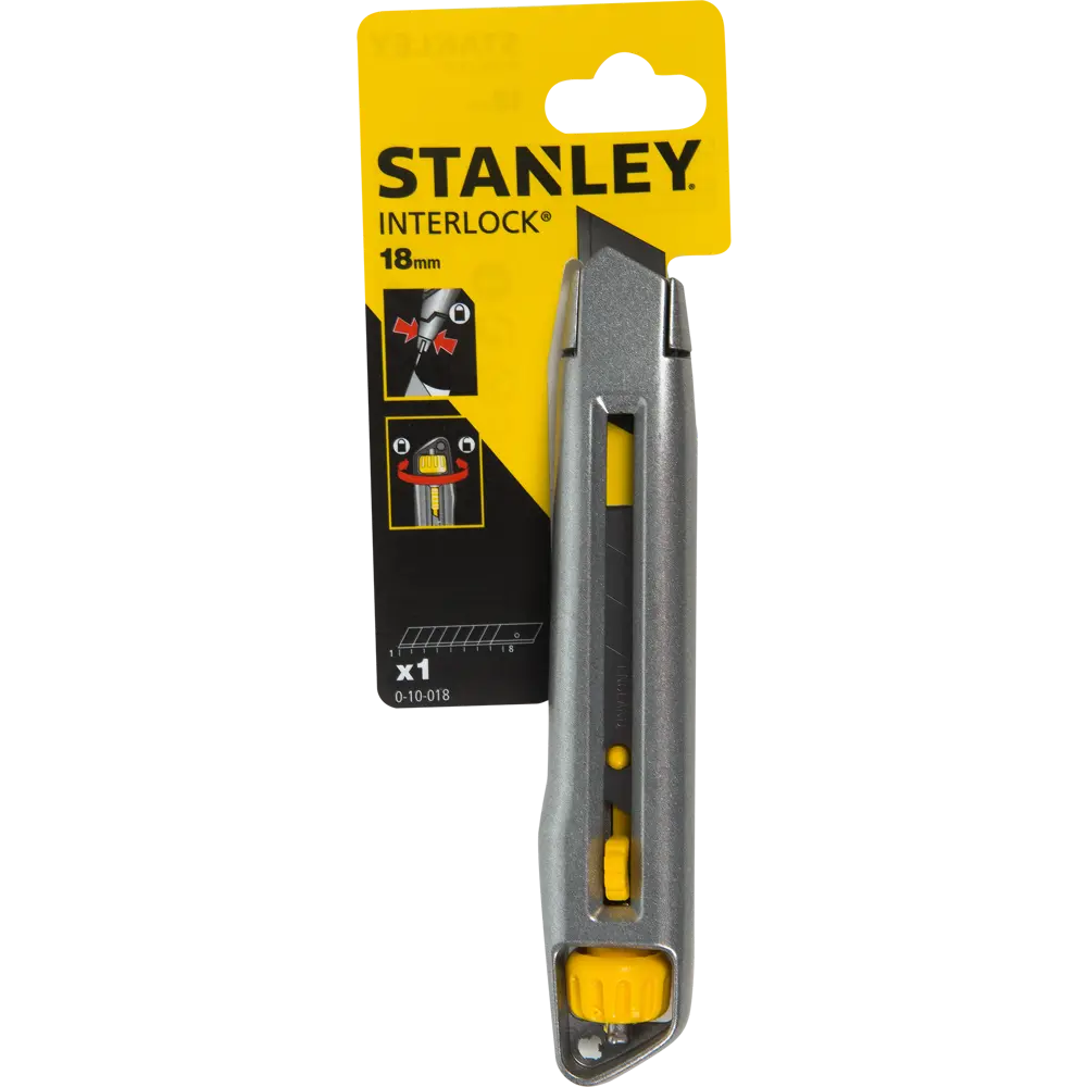 Нож Stanley Interlock 18 мм STLM-2003900 - Вид №1