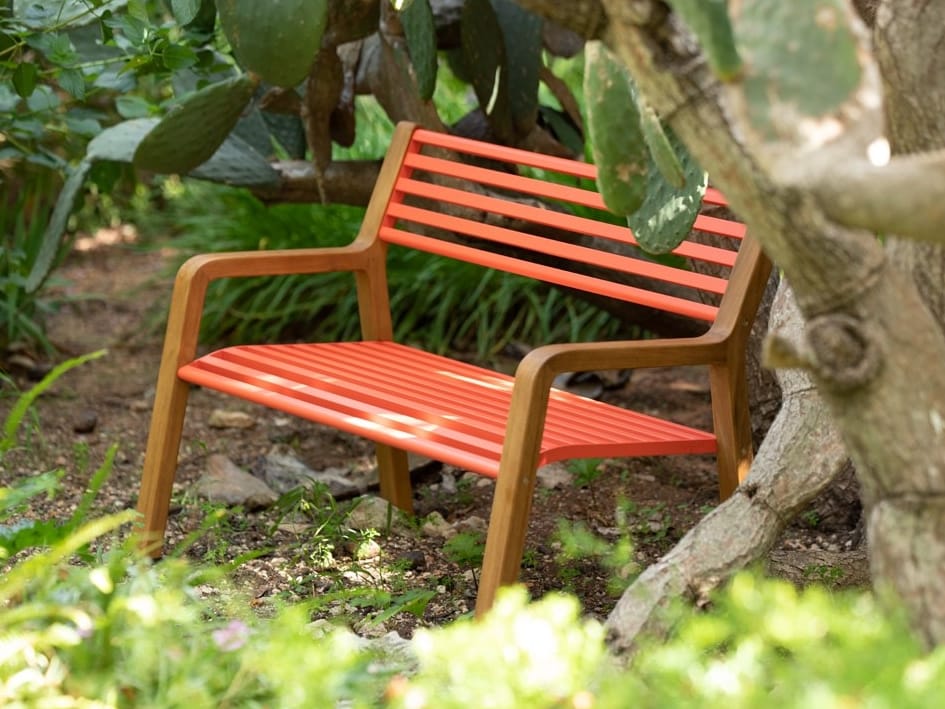 Садовая скамейка с подлокотниками и спинкой Fermob Somerset ARCH-00039219 - Вид №4