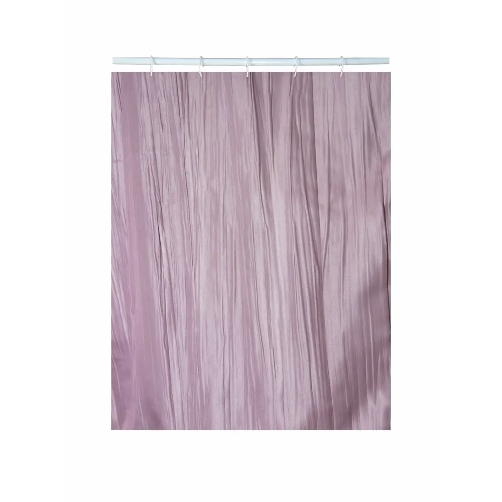 Штора для ванной Zenfort Tafta Crash 180x200 см полиэстер цвет фиолетовый STLM-2109745