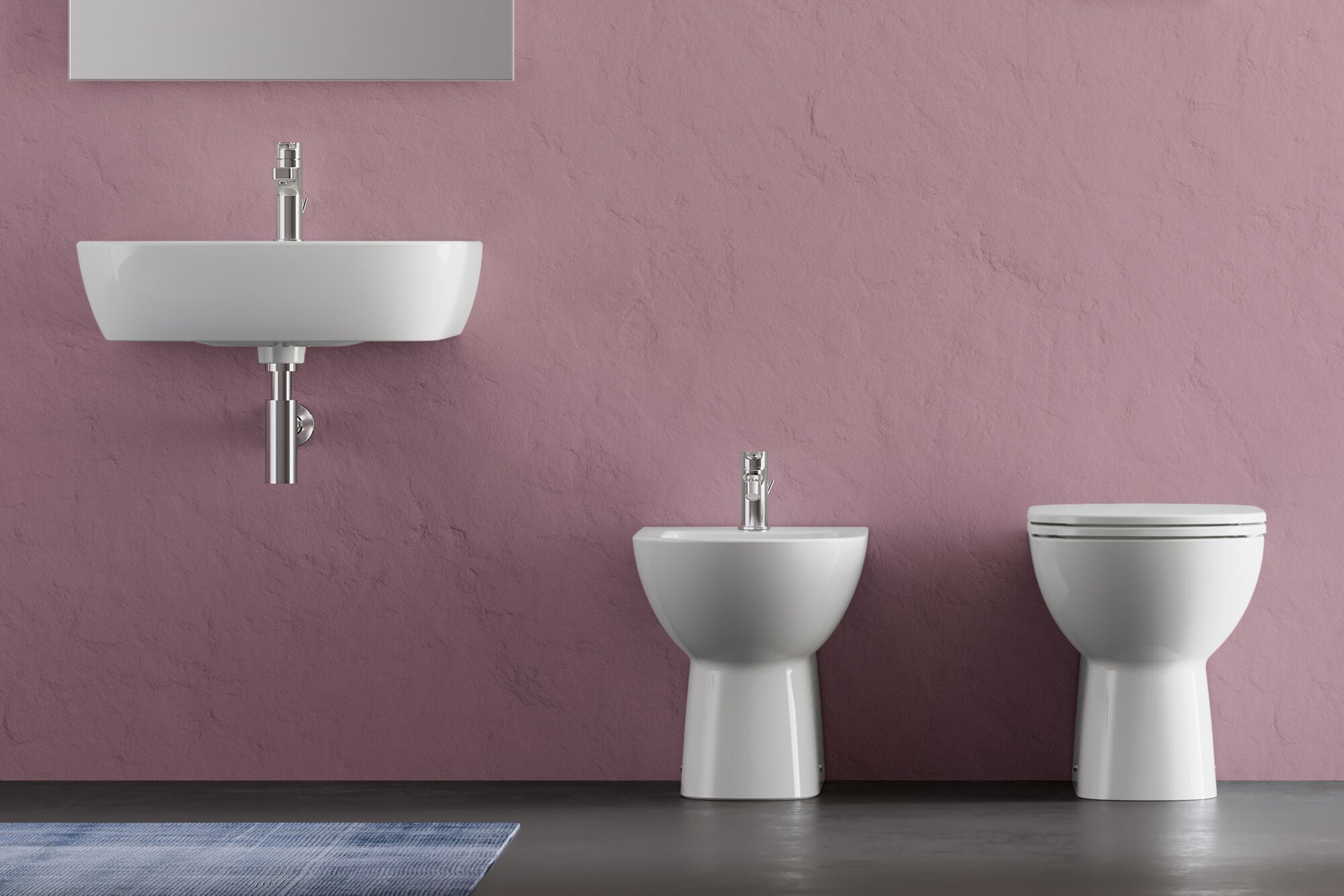 Керамическая настенная проволока для биде с переливом Ceramica Dolomite Gemma2 ARCH-00032337 - Вид №3