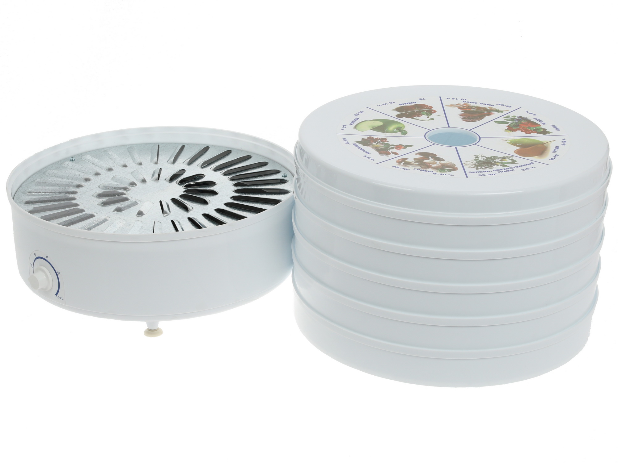 1134007 Сушилка для овощей и фруктов Дива СШ-007 белый РОТОР STDN-0067602 - Вид №6