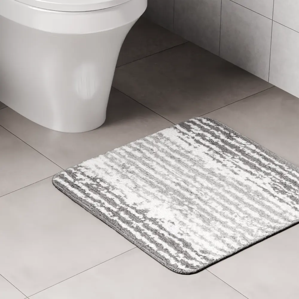 Коврик для туалета LEMER Wood White - мягкий и практичный 89384891 STLM-1577438