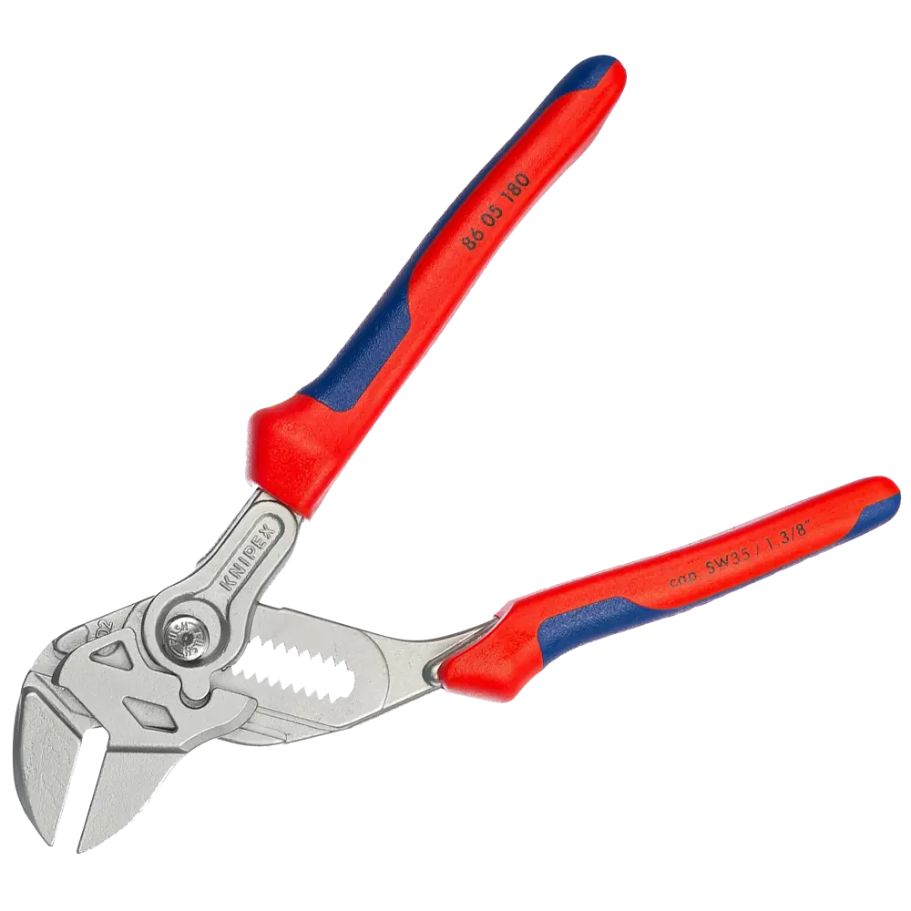 Клещи переставные Knipex KN-8605180 захват до 35 мм длина 180 мм STLM-2202961