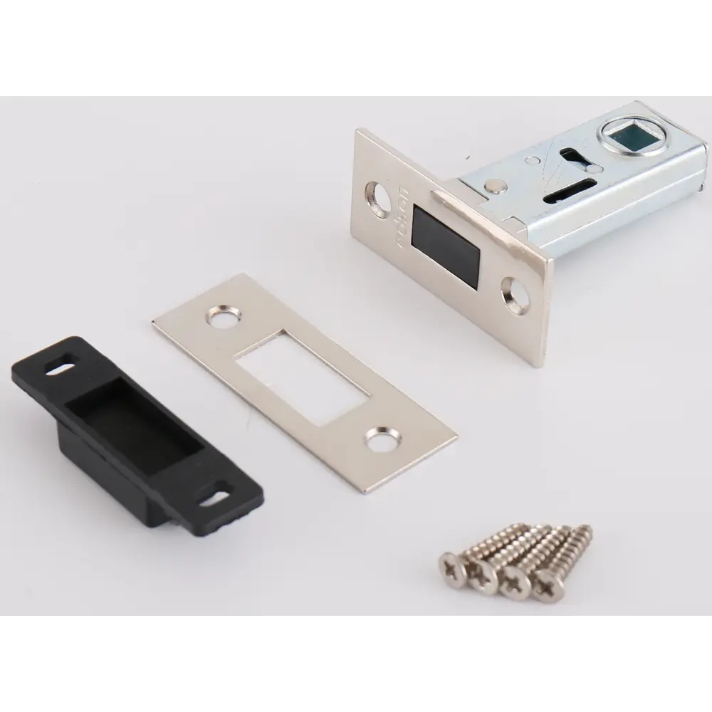 Защёлка межкомнатная магнитная EDS-6-50 сталь/пластик цвет никель EDSON STLM-2012930 - Вид №1