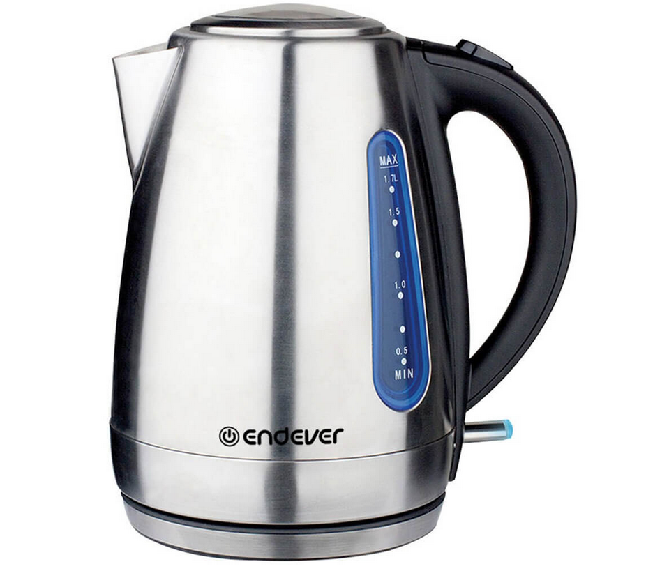 5301869 Электрочайник Endever Skyline KR-228S серебристый KROMAX STDN-0100531