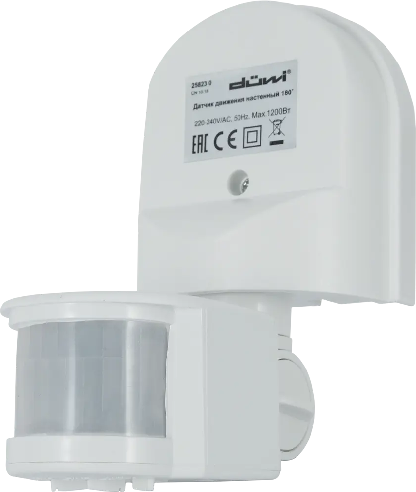DUWI Накладной датчик движения с обзором 180° и радиусом 12 м 82019153