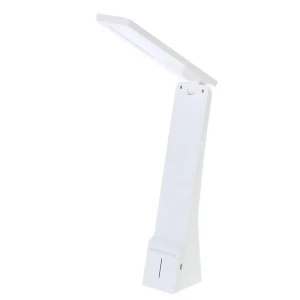 Лампа настольная светодиодная аккумуляторная Desk 3 Вт цвет белый/серебряный