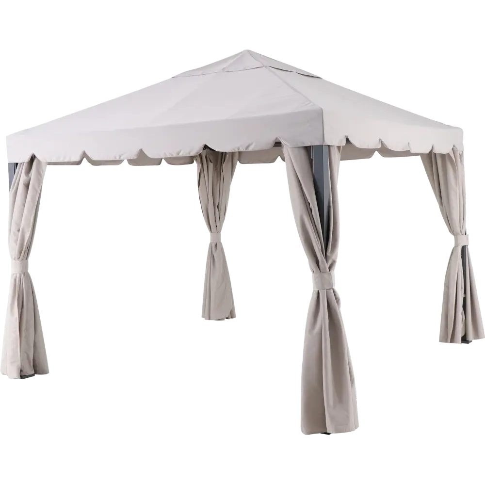 Шторы для павильона 180G 3x3 м цвет серый/коричневый NATERIAL STLM-2192868 - Вид №1