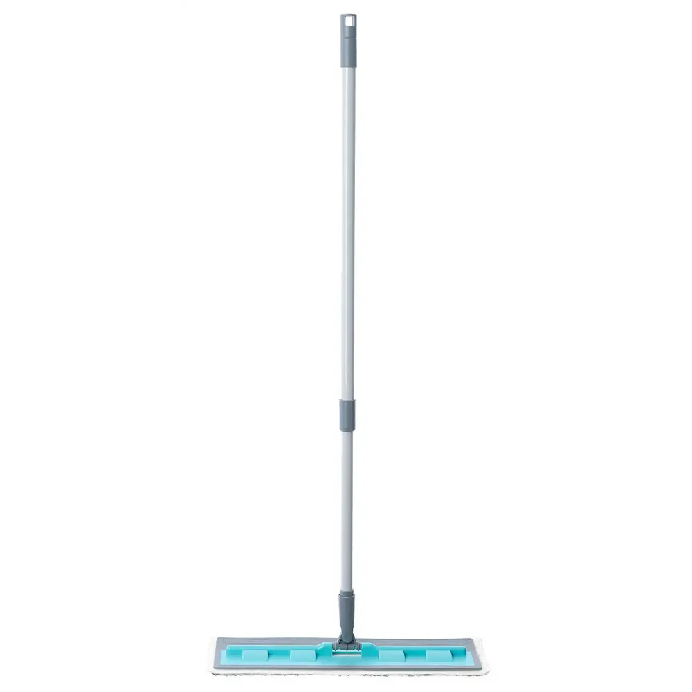 Швабра с плоской насадкой You'll Love Дуо микрофибра серый/бирюзовый 127 см STLM-2099792 - Вид №1