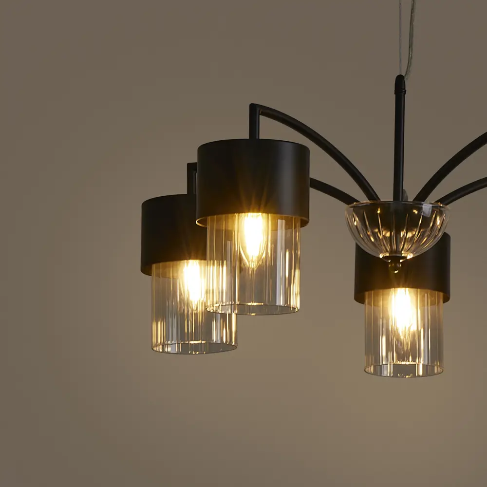 Freya Lumin — подвесная люстра с 5 цилиндрическими плафонами 89411498 STLM-1576146 - Вид №7