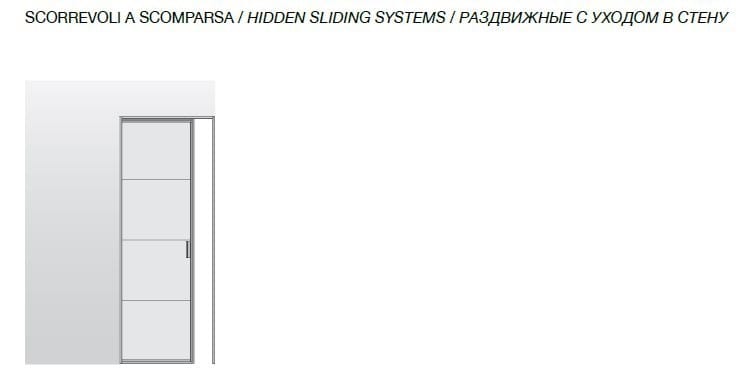 Дверь из матового стекла Longhi Aluminiun Chic-Doors ARCH-00080272 - Вид №9