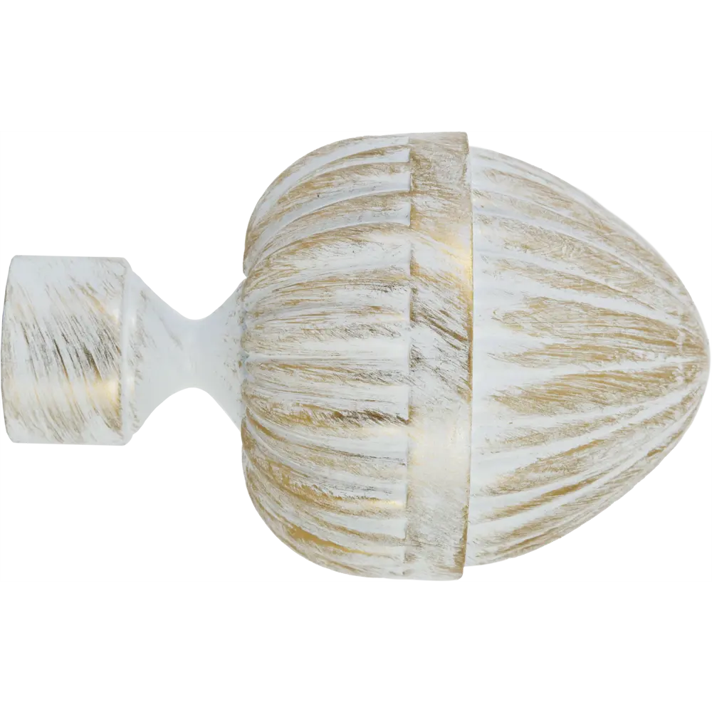 Наконечник Orbis Шишка металл цвет античный белый 8.3 см 1шт STLM-2060187