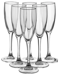 93904875 Набор бокалов для шампанского Французский ресторанчик И3884 6шт STLM-0606281 LUMINARC