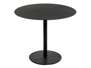 Круглый стальной журнальный столик с порошковым покрытием