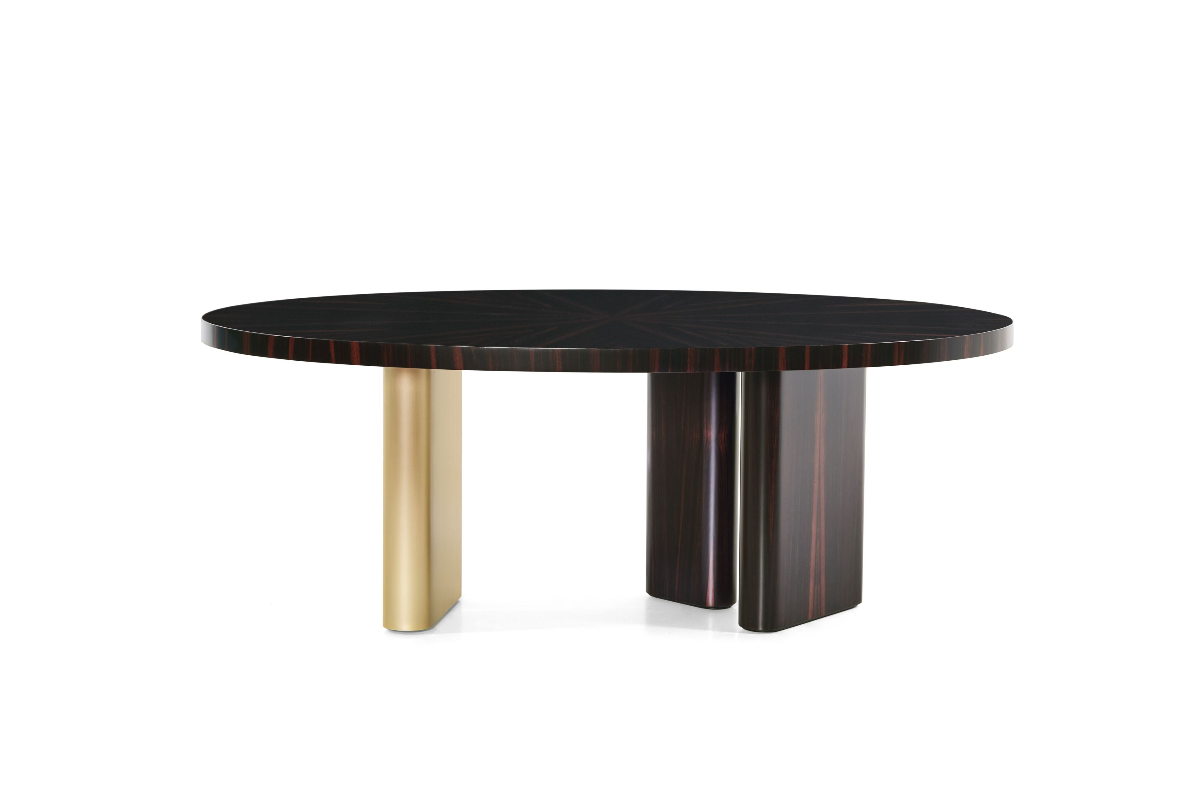 Деревянный овальный журнальный столик Ginger & Jagger PENINSULA ARCH-00068409 - Вид №1