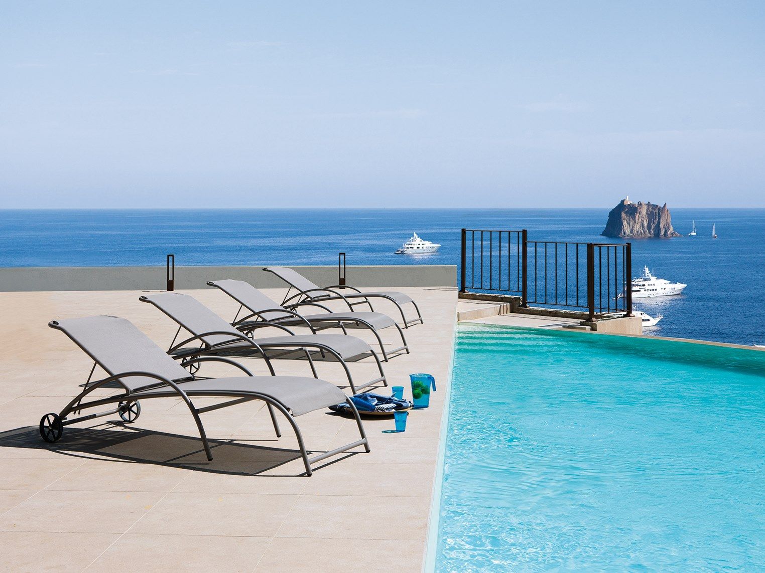 Texplast Recliner Садовая кровать с колесами Vermobil Park ARCH-00127000 - Вид №2