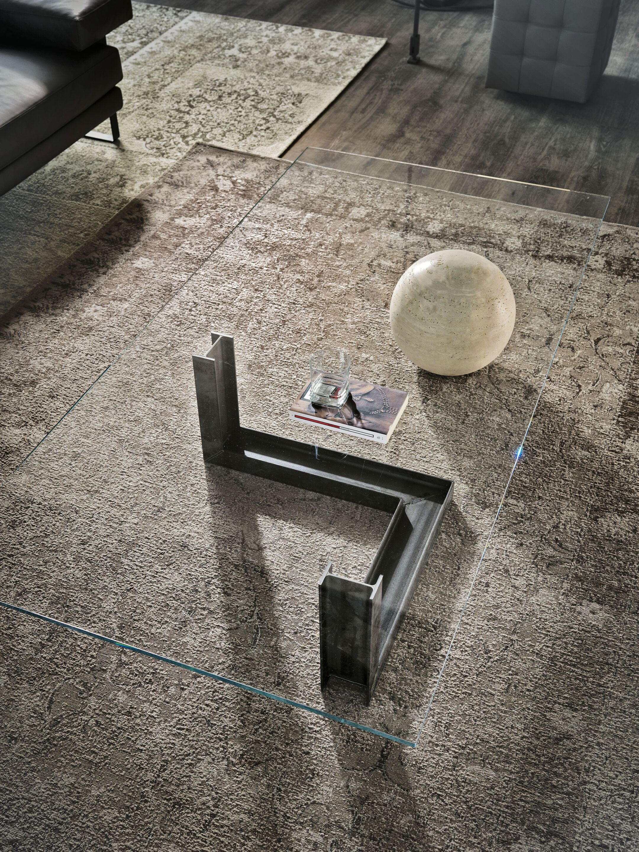Прямоугольный журнальный столик с низким Кристаллом Cattelan italia LEVANTE ARCH-00134023 - Вид №2