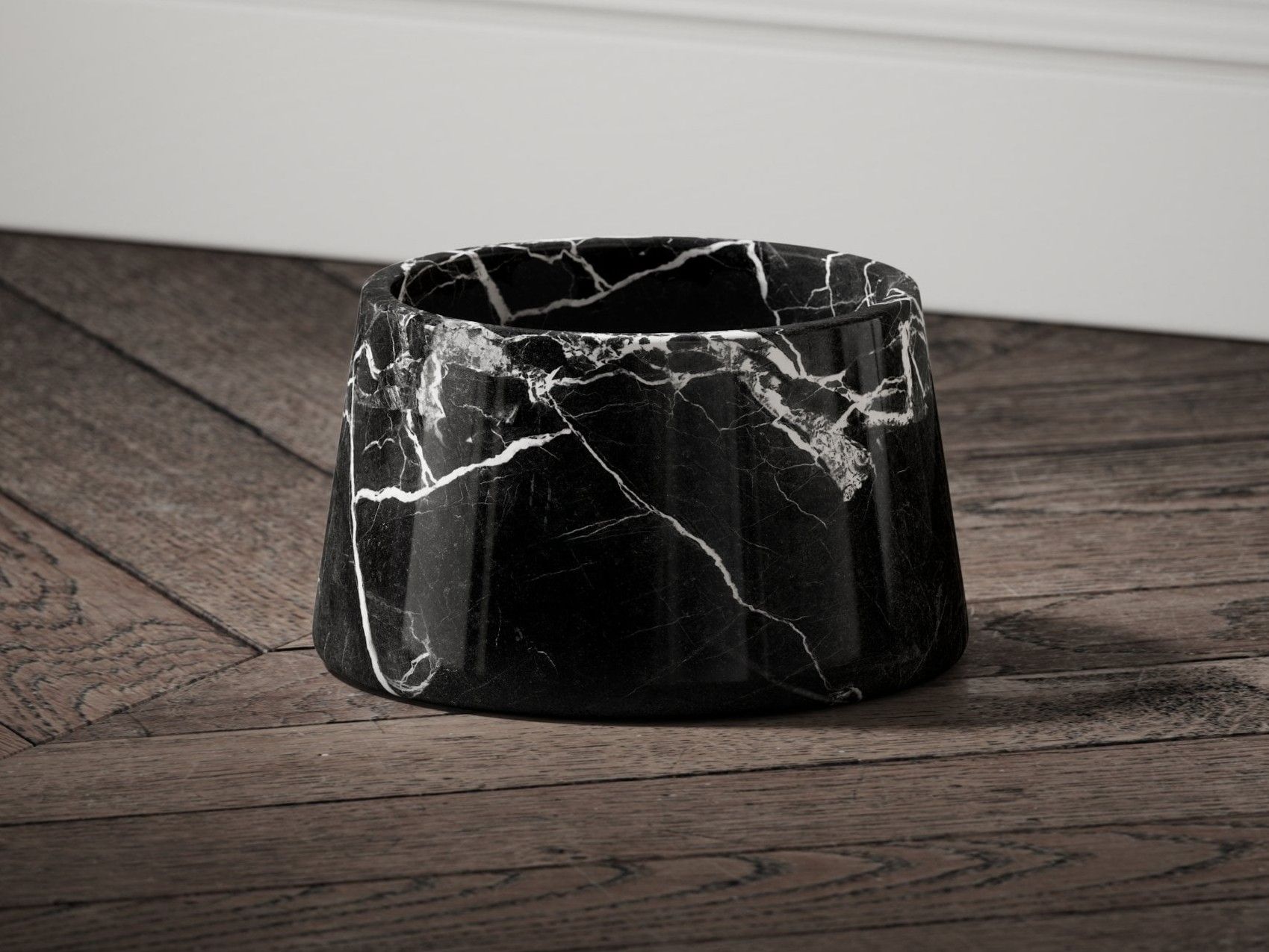Миска для животных из черного мрамора Marquina LUSSO VASONI ARCH-00086761