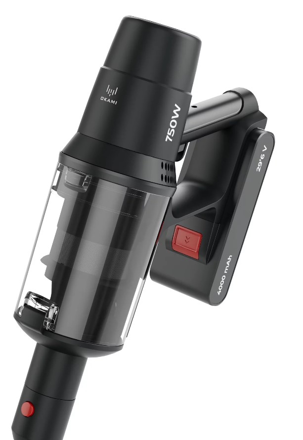 9229127 Пылесос  вертикальный  Okami V610  черный STDN-0068332 - Вид №5