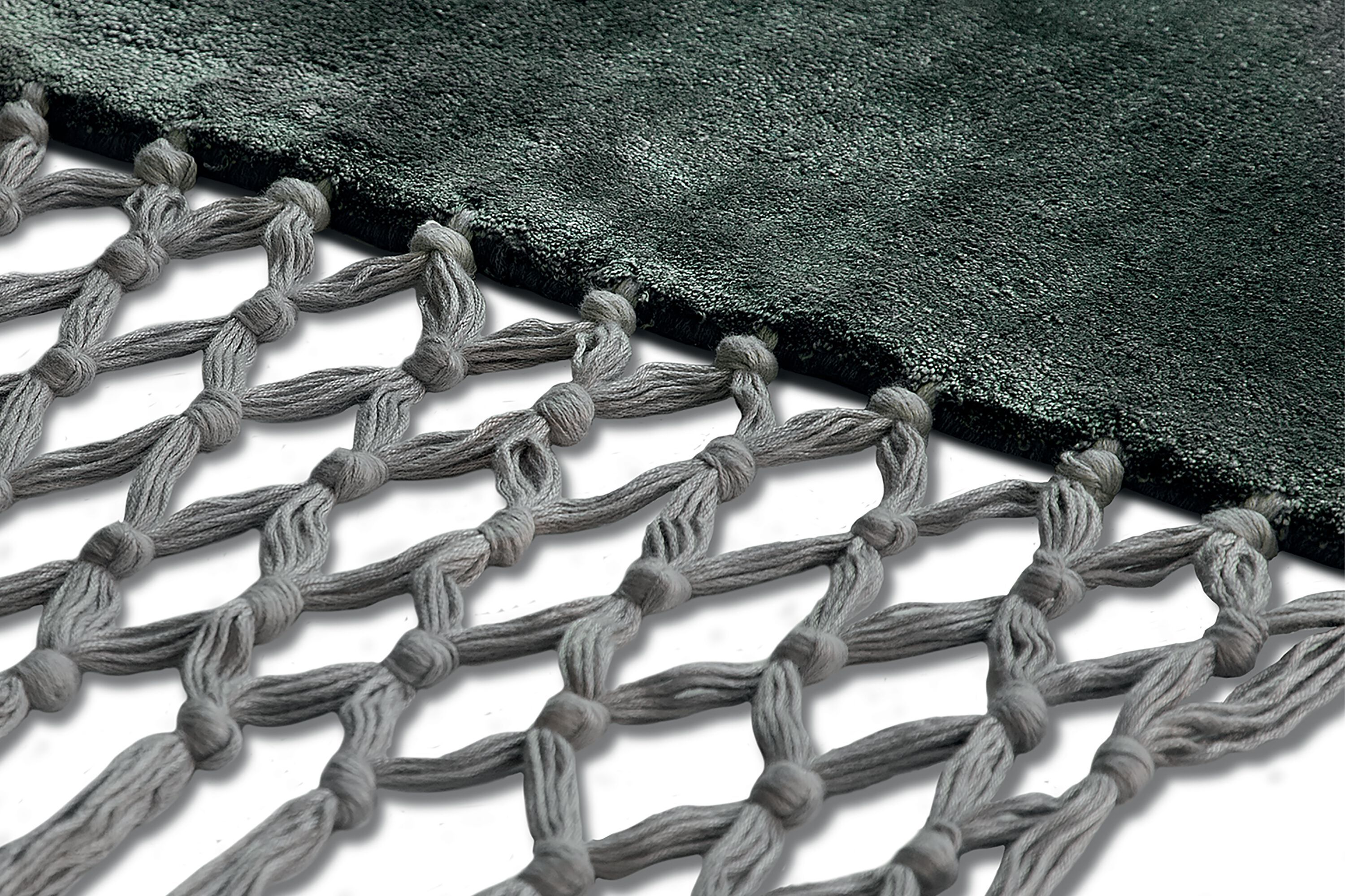 Шелковый прямоугольный ковер ручной работы Baxter FRINGES ARCH-00063107 - Вид №4