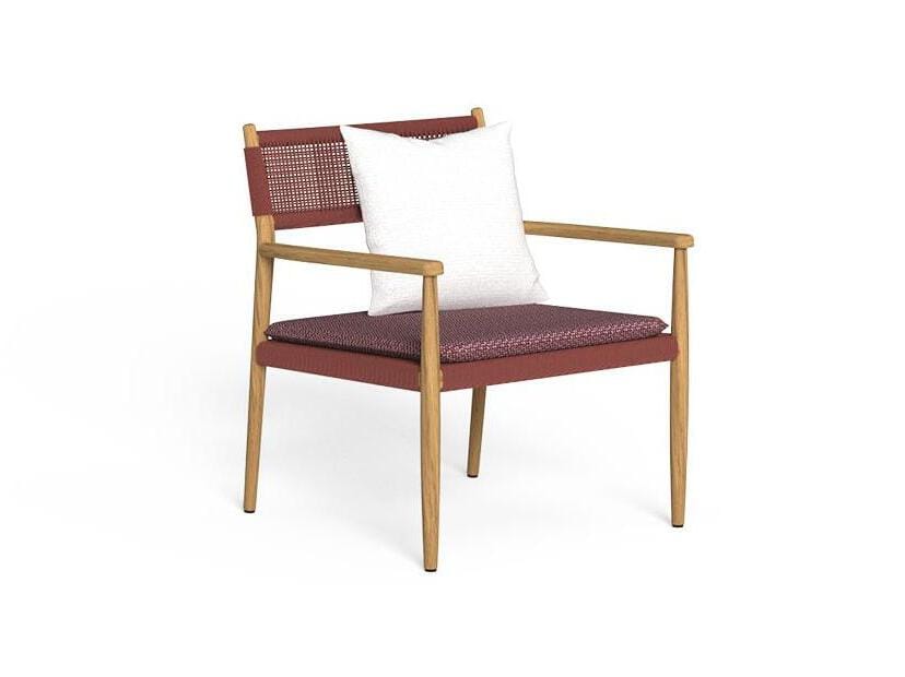 Садовое кресло из тикового дерева с подлокотниками Talenti водолазка ARCH-00074615 - Вид №2