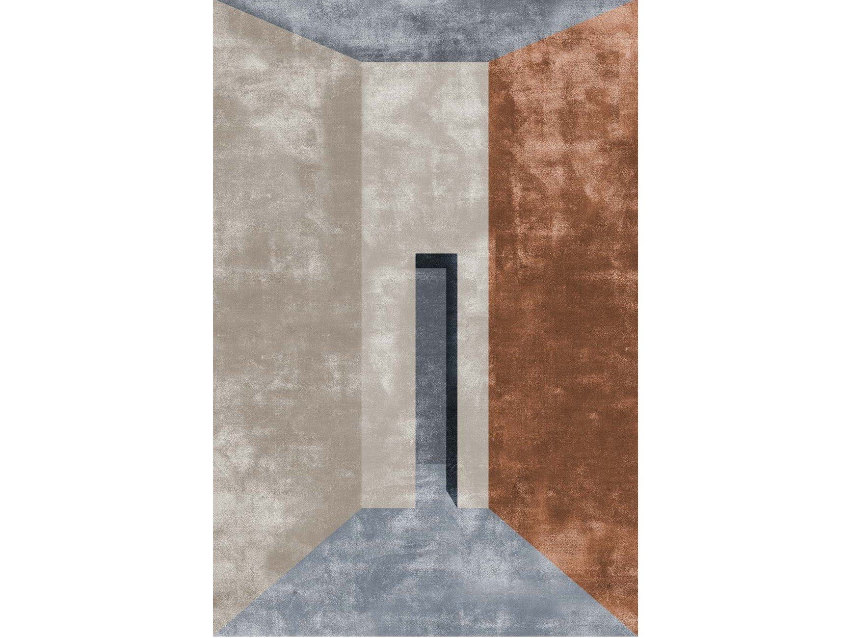 Ковер ручной работы из бамбукового волокна Sirecom Tappeti перспективы ARCH-00087376 - Вид №1