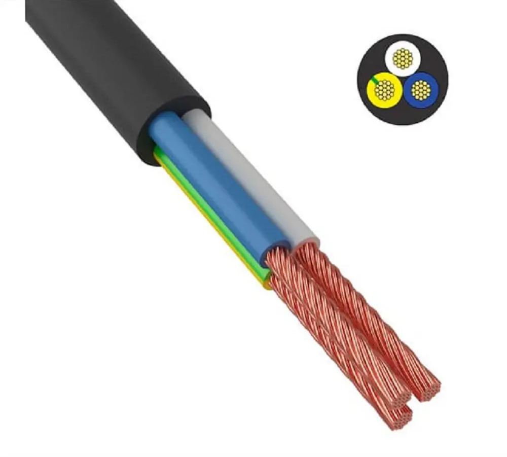 90472064 Провод ПВС ККЗ 3x1.5 мм² 150 м черный ГОСТ STLM-1110062