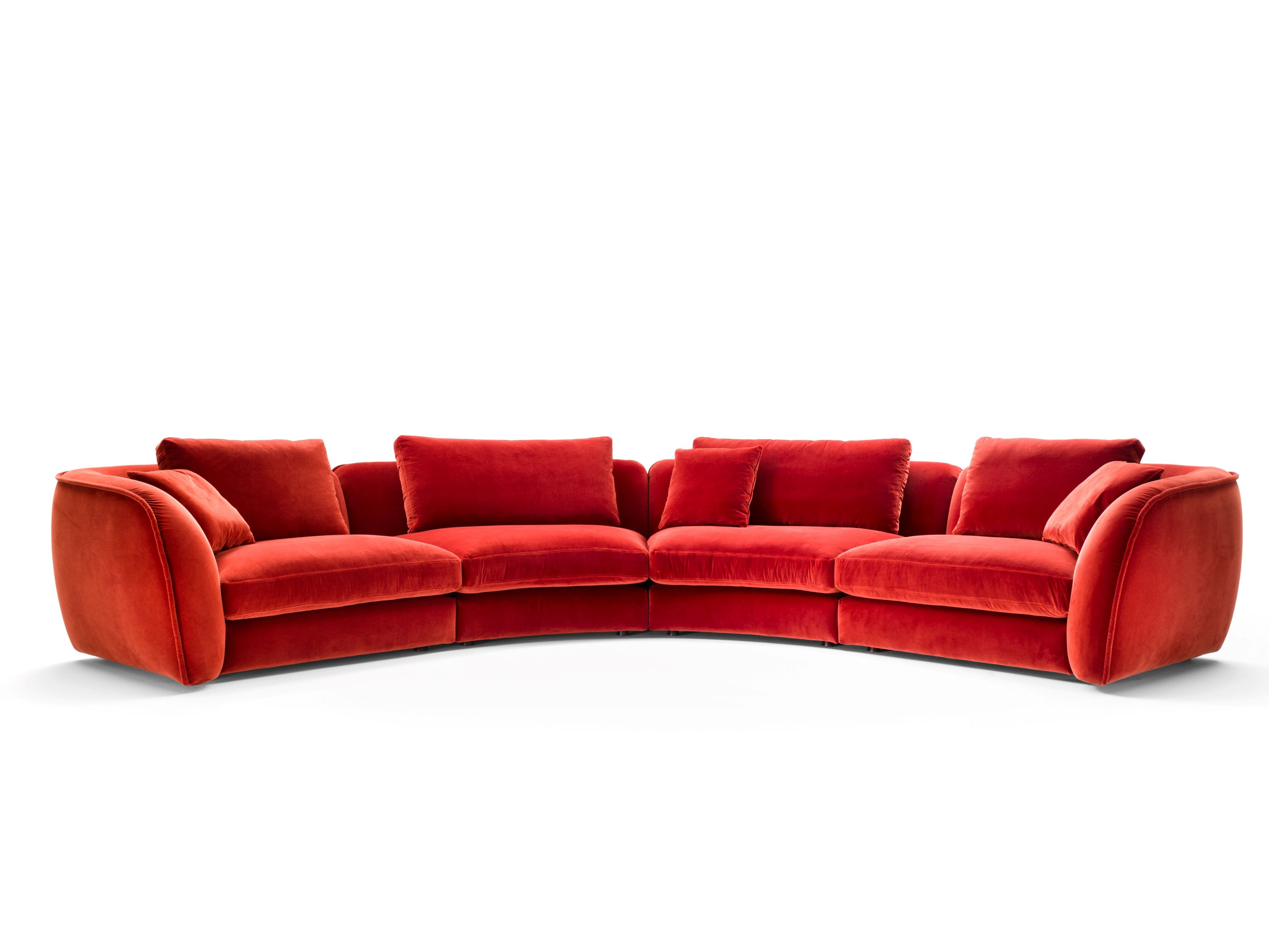 Изогнутый диван из ткани BLACK TIE LEVANTE ARCH-00084202