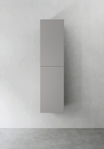 1390465 Высокий Шкаф Магазин Компактный Push Grey Hafa Серый