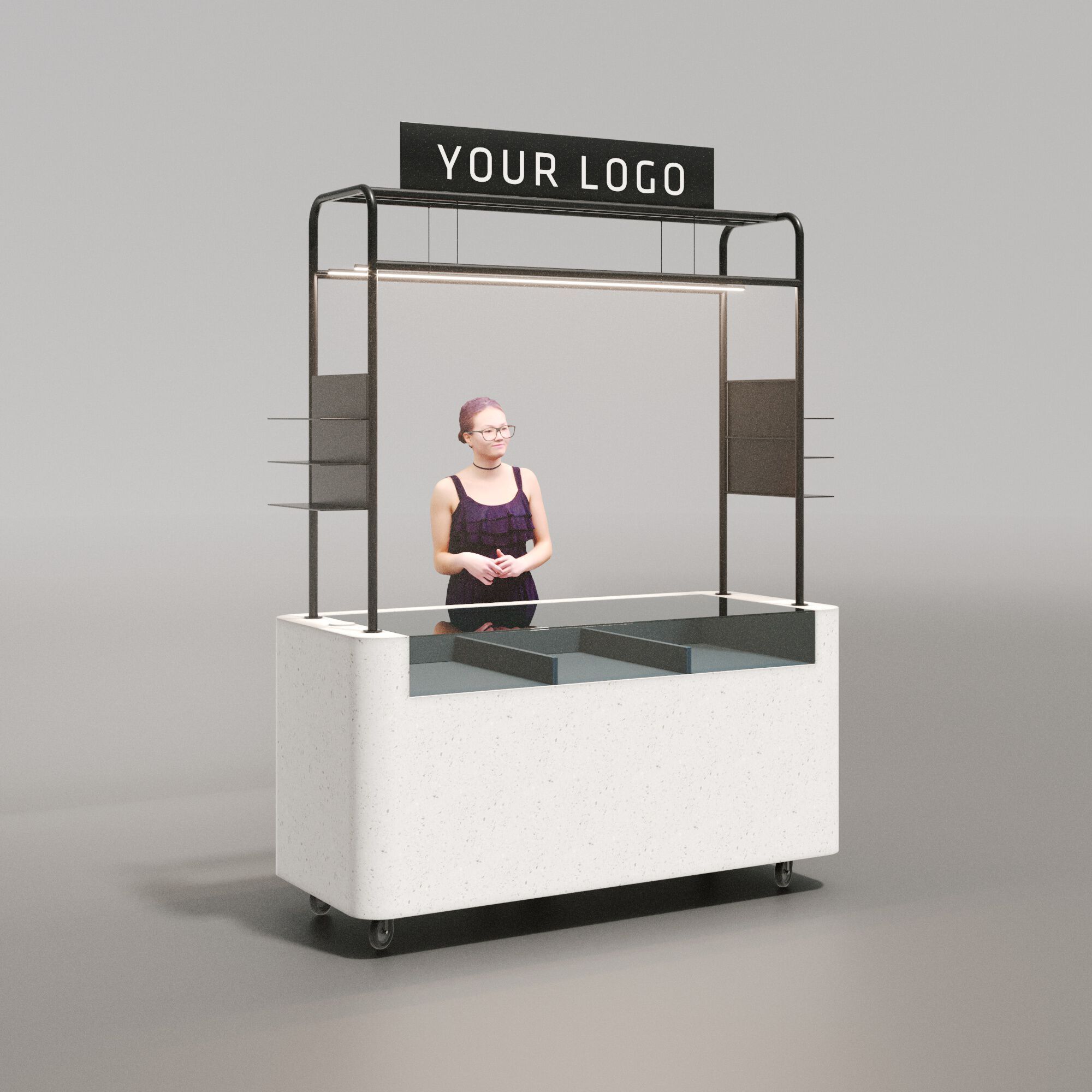 Мобильные киоски для торговых центров AMOSDESIGN SIMPLE ARCH-00146740 - Вид №8