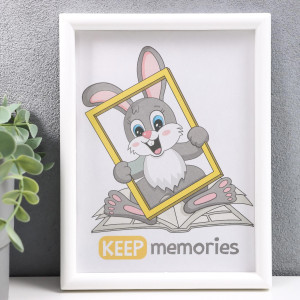 90335028 Рамка 3935844, 15х21 см, пластик, цвет белый Keep memories STLM-0189375 KEEP MEMORIES