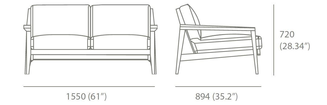 2-местный кожаный диван Case Stanley ARCH-00069193 - Вид №40