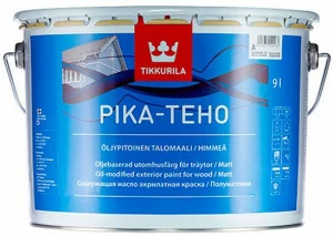 Краска Tikkurila Pika Teho / Тиккурила Пика Техо для деревянных фасадов 9л