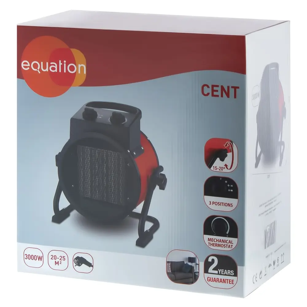 Тепловая пушка электрическая Equation 3000 Вт STLM-2076771 - Вид №1