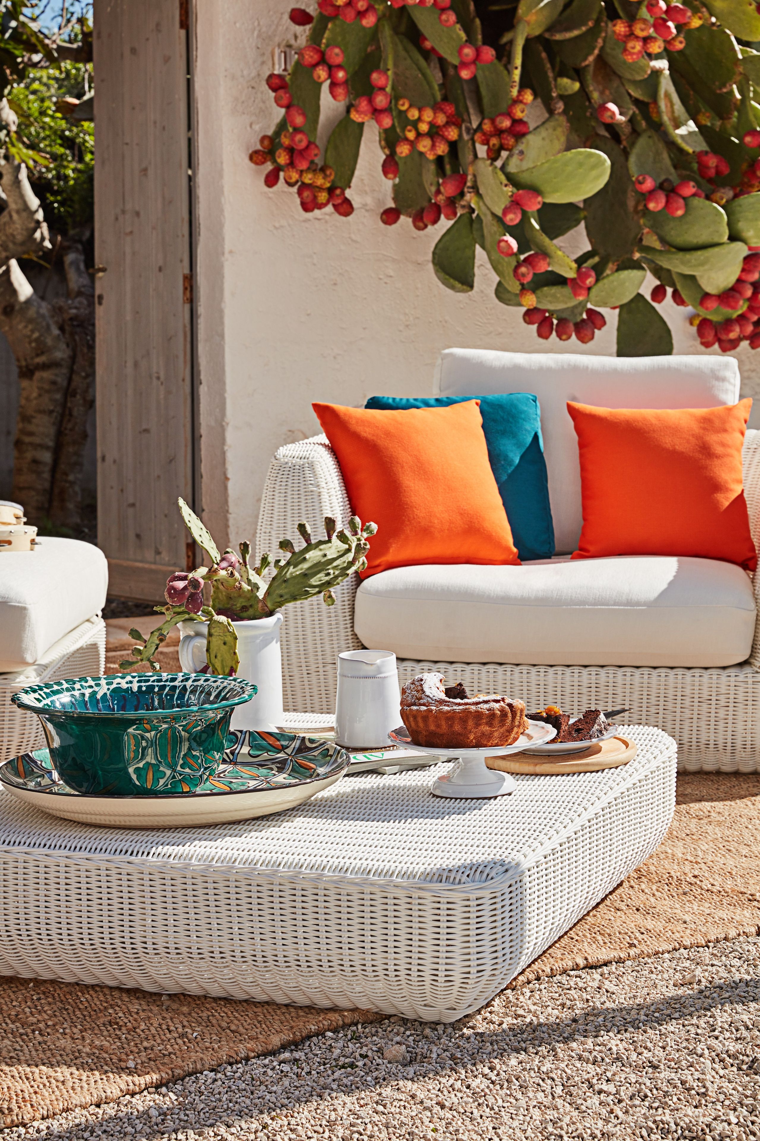 Садовый журнальный столик / пуфик Unopiù Агора ARCH-00019255 - Вид №2