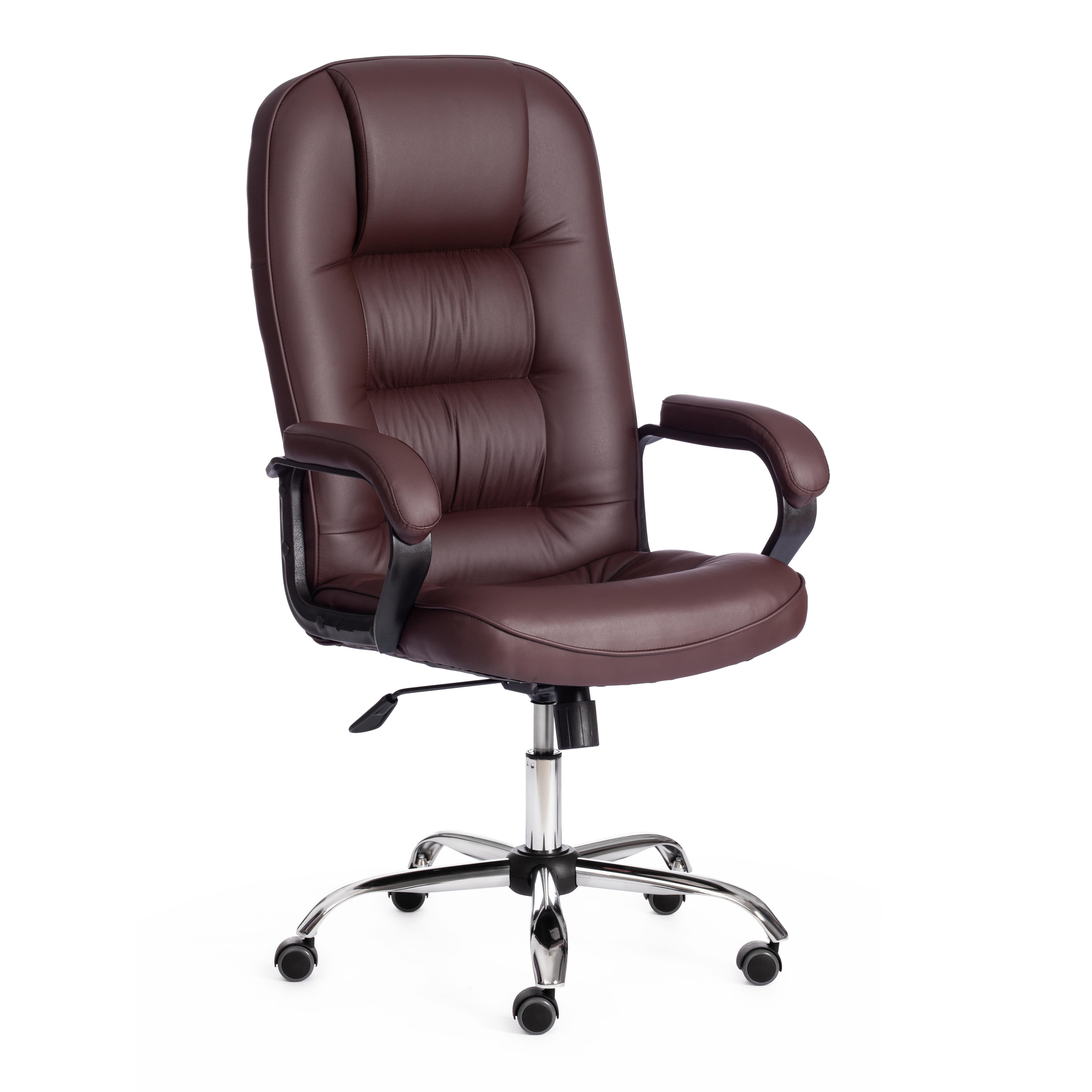 90960630 Офисное кресло Сн9944 (22) экокожа цвет коричневый STLM-0428246 TETCHAIR