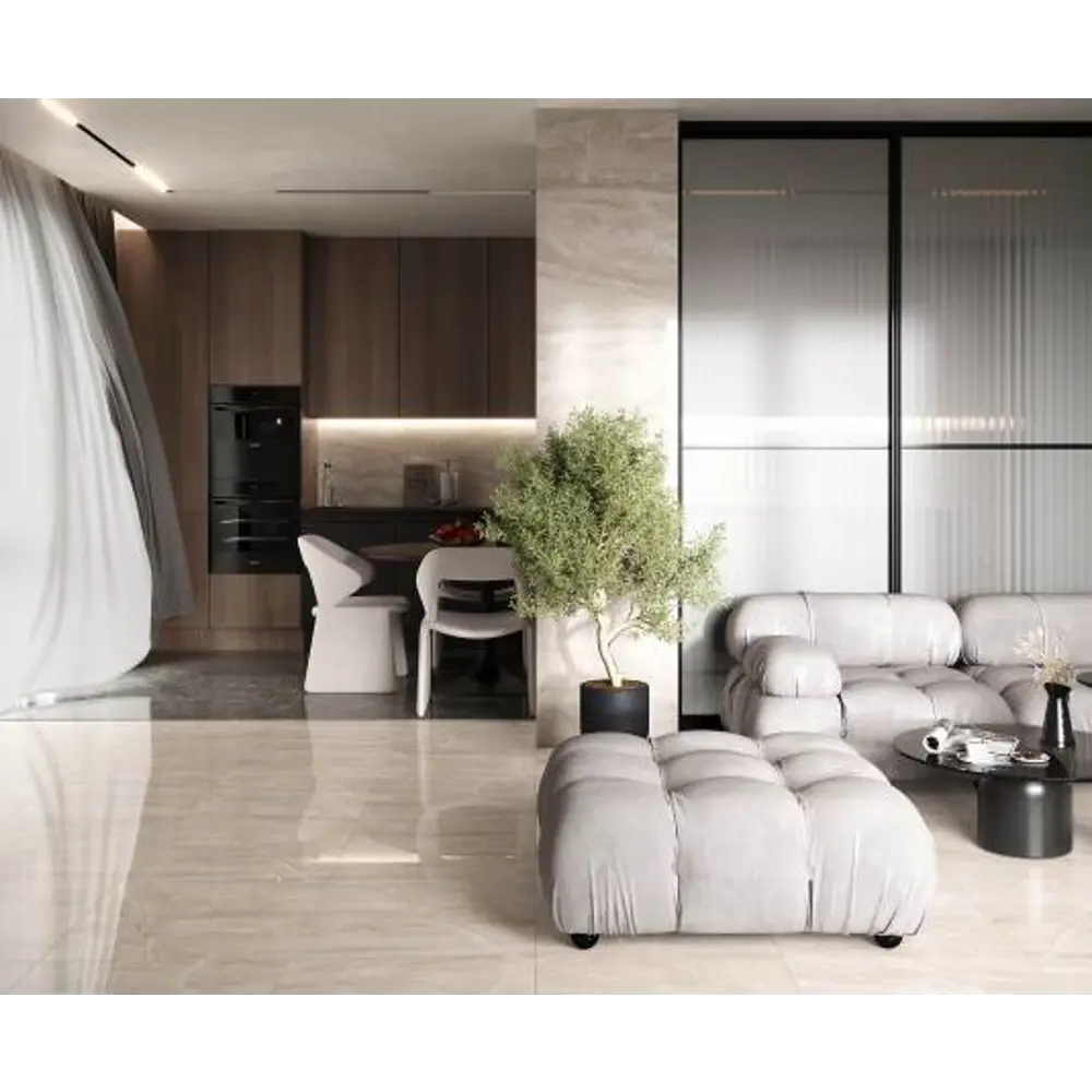 Керамогранит Laparet Mainstream 60x60 см 1.44 м² полированный цвет бежевый STLM-2025361 - Вид №3