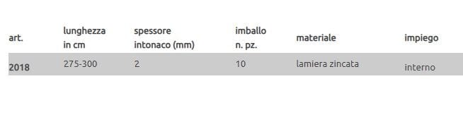 Профиль защитного выступа EDILFERRO TRAVEST ART. 2018 ARCH-00018367 - Вид №1