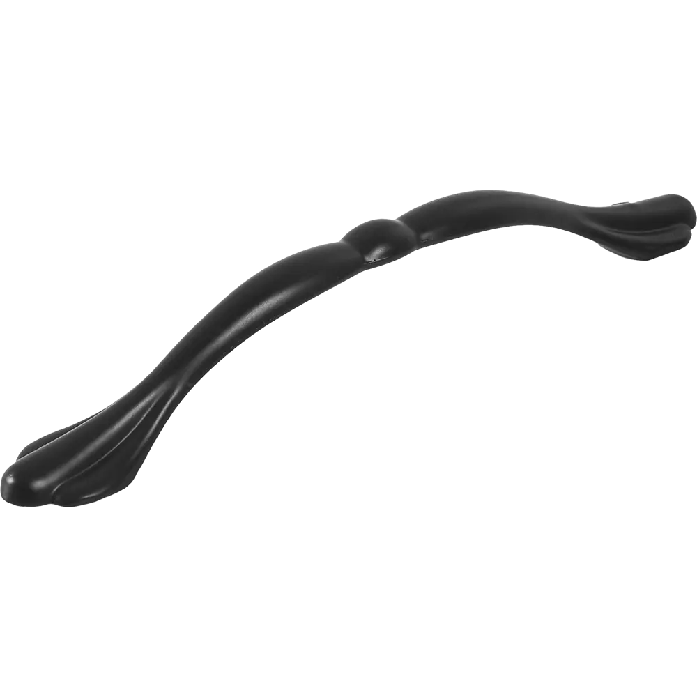 Мебельная ручка-скоба L4.028 черная 128 мм LARVIJ STLM-2176404