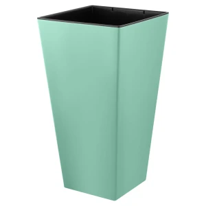 Горшок цветочный INGREEN Cube ø25 см 19.4 л пластиковый зеленый 89411072