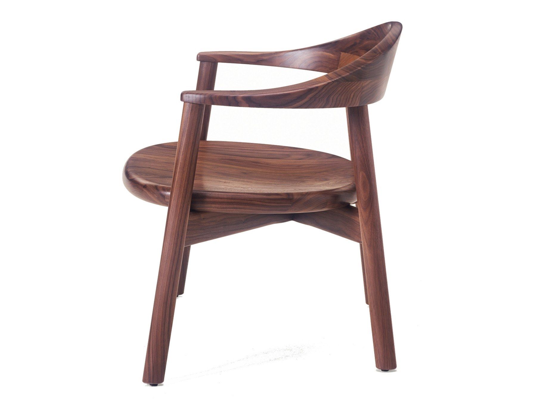Стул из массива дерева с подлокотниками BassamFellows ARCH-00090418 - Вид №5