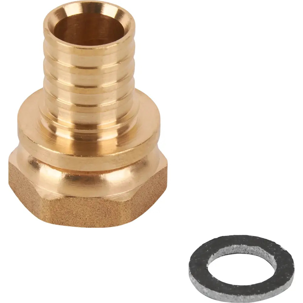 Переходник РОСТЕРМ 3/4"х16 мм для труб PEX с накидной гайкой 82132630 STLM-0019986 - Вид №2