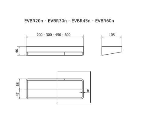 Держатель для полотенец / полка для ванной комнаты с порошковым покрытием EVER Life Design Brunt ARCH-00105081 - Вид №8