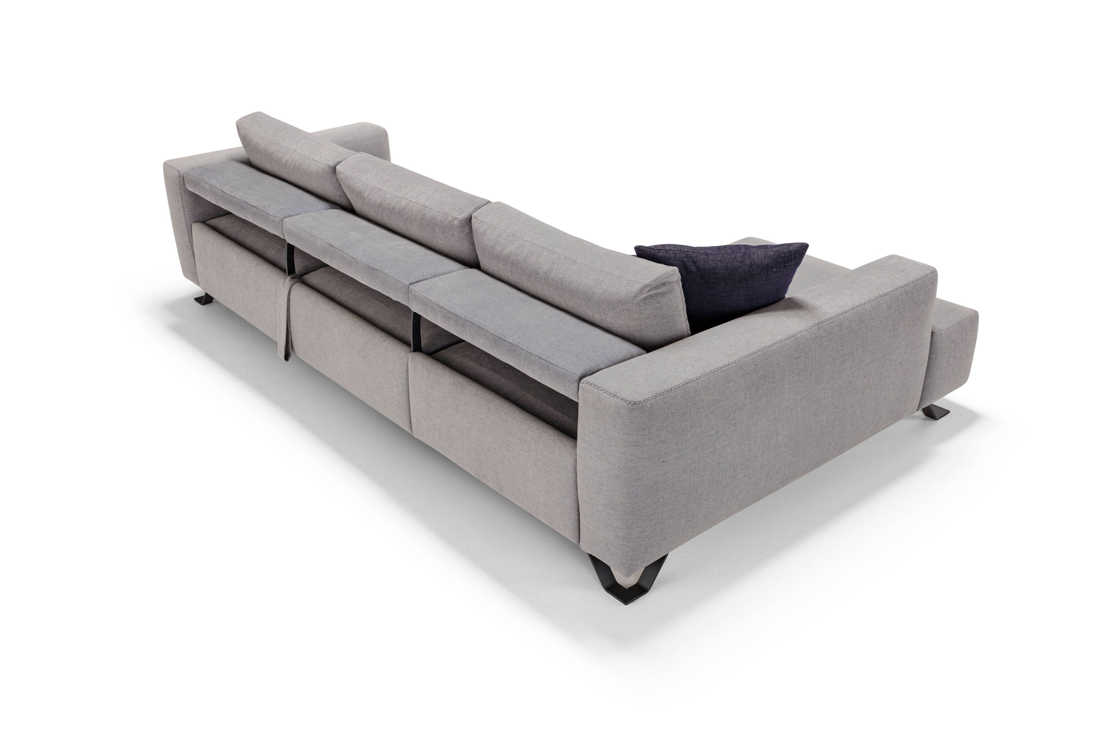 Двуспальный диван-кровать из ткани с полуостровом Dienne Salotti Views ARCH-00000229