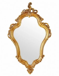 Зеркало настенное влагостойкое античное золото Lady ART-ZERKALO ДИЗАЙНЕРСКИЕ, ЗЕРКАЛЬНАЯ 00-3948325 Зеркальный;золото