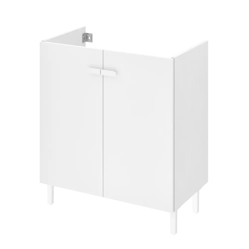 Тумба под раковину напольная Sensea Easy 70 см цвет белый STLM-2169681 - Вид №1