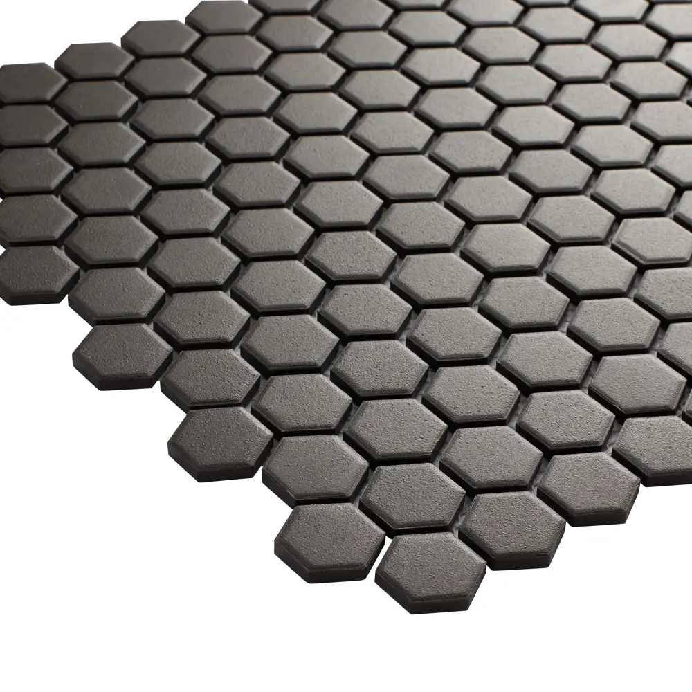 Мозаика фарфоровая Artens Hexo 30x26 см цвет черный STLM-2115228 - Вид №2